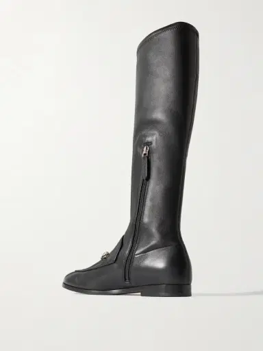 Gucci Jordaan Horsebit-detailed Leather Knee Boots | Thumbnail 3 Gucci Jordaan Horsebit-detailed Leather Knee Boots | Thumbnail 3