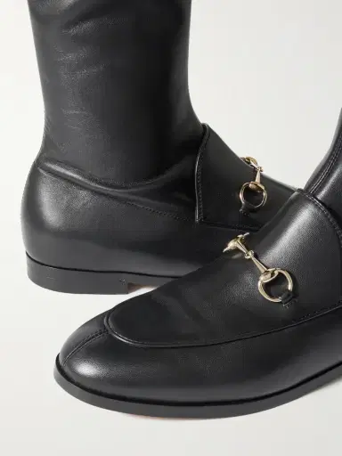 Gucci Jordaan Horsebit-detailed Leather Knee Boots | Thumbnail 4 Gucci Jordaan Horsebit-detailed Leather Knee Boots | Thumbnail 4