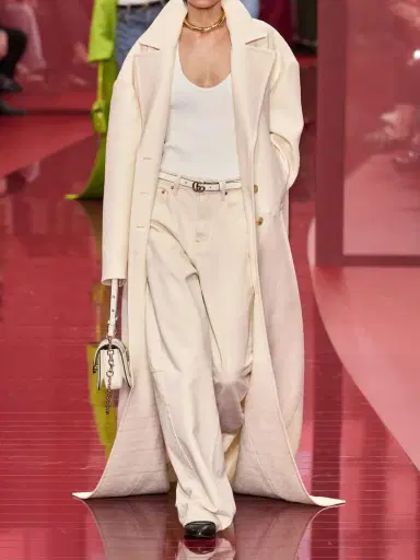Gucci Patent Leather-trimmed Paneled High-rise Barrel-leg Jeans | Thumbnail 5 Gucci Patent Leather-trimmed Paneled High-rise Barrel-leg Jeans | Thumbnail 5