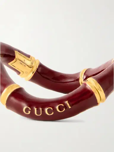 Gucci Bamboo Gold-tone Enamel Bracelet | Thumbnail 4 Gucci Bamboo Gold-tone Enamel Bracelet | Thumbnail 4