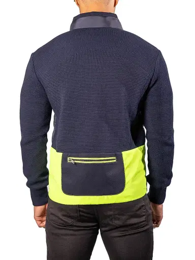 Maceoo Men's Bomber Jacket - Blue | Thumbnail 3 Maceoo Men's Bomber Jacket - Blue | Thumbnail 3