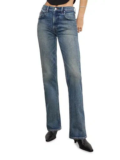 Good American Women's Good Standard Bootcut Jeans - Indigo | Thumbnail 3 Good American Women's Good Standard Bootcut Jeans - Indigo | Thumbnail 3