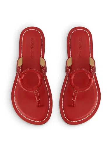 Bernardo Women's Matrix 2 Ring Thong Sandals - Red | Thumbnail 5 Bernardo Women's Matrix 2 Ring Thong Sandals - Red | Thumbnail 5
