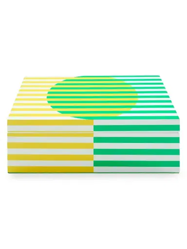 Jonathan Adler Copenhagen Lacquer Medium Box - Yellow Green | Thumbnail 1 Jonathan Adler Copenhagen Lacquer Medium Box - Yellow Green | Thumbnail 1