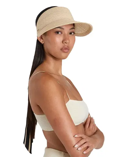 Eugenia Kim Women's Ricky Packable Visor - Natural | Thumbnail 2 Eugenia Kim Women's Ricky Packable Visor - Natural | Thumbnail 2