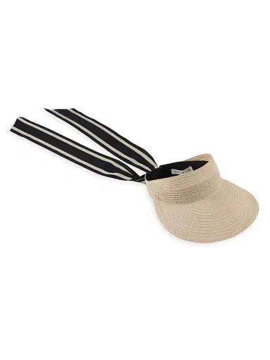 Eugenia Kim Women's Ricky Packable Visor - Natural | Thumbnail 1 Eugenia Kim Women's Ricky Packable Visor - Natural | Thumbnail 1