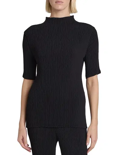Issey Miyake Women's Hatching Pleats Top - Black - Size Small | Thumbnail 6 Issey Miyake Women's Hatching Pleats Top - Black - Size Small | Thumbnail 6