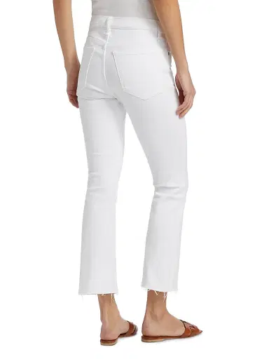 rag & bone Women's Peyton Flexi Mid-Rise Boot-Cut Jeans - Optic White | Thumbnail 5 rag & bone Women's Peyton Flexi Mid-Rise Boot-Cut Jeans - Optic White | Thumbnail 5