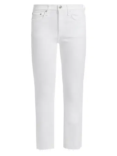 rag & bone Women's Peyton Flexi Mid-Rise Boot-Cut Jeans - Optic White | Thumbnail 1 rag & bone Women's Peyton Flexi Mid-Rise Boot-Cut Jeans - Optic White | Thumbnail 1