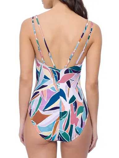 Gottex Swimwear Women's Aura V-Neck Strappy One-Piece Swimsuit - Size 16 | Thumbnail 3 Gottex Swimwear Women's Aura V-Neck Strappy One-Piece Swimsuit - Size 16 | Thumbnail 3