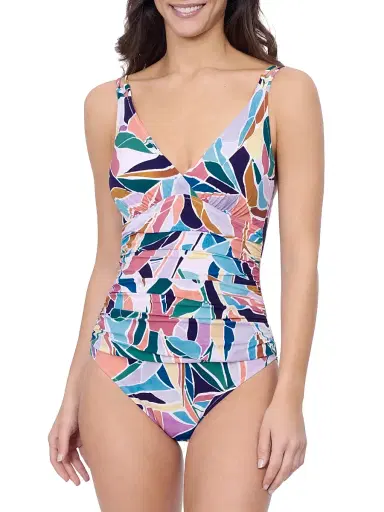 Gottex Swimwear Women's Aura V-Neck Strappy One-Piece Swimsuit - Size 16 | Thumbnail 1 Gottex Swimwear Women's Aura V-Neck Strappy One-Piece Swimsuit - Size 16 | Thumbnail 1