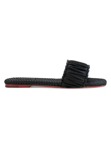 Naghedi Women's Athens Slide Sandals - Onyx | Thumbnail 1 Naghedi Women's Athens Slide Sandals - Onyx | Thumbnail 1