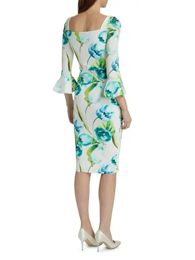 Chiara Boni La Petite Robe Women's Astra Floral Cocktail Dress | Thumbnail 5 Chiara Boni La Petite Robe Women's Astra Floral Cocktail Dress | Thumbnail 5