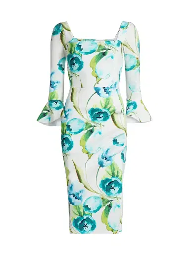 Chiara Boni La Petite Robe Women's Astra Floral Cocktail Dress | Thumbnail 1 Chiara Boni La Petite Robe Women's Astra Floral Cocktail Dress | Thumbnail 1