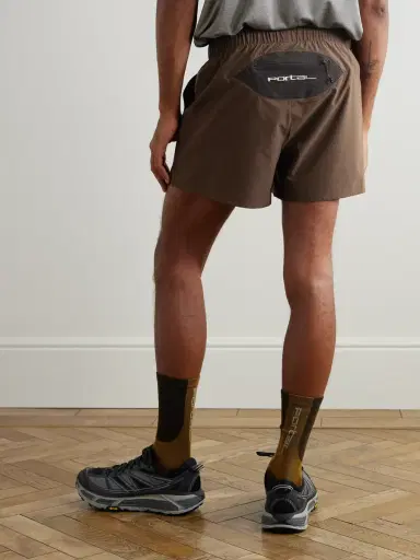 Portal Marka Liner Straight-Leg 5" Mesh-Trimmed Recycled-Shell Running Shorts - Men | Thumbnail 5 Portal Marka Liner Straight-Leg 5" Mesh-Trimmed Recycled-Shell Running Shorts - Men | Thumbnail 5