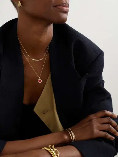 David Yurman Petite Pavé 18-karat Gold Diamond Necklace | Thumbnail 5 David Yurman Petite Pavé 18-karat Gold Diamond Necklace | Thumbnail 5