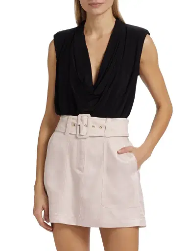 Ramy Brook Women's Eden Stretch Jersey Sleeveless Bodysuit - Black | Thumbnail 3 Ramy Brook Women's Eden Stretch Jersey Sleeveless Bodysuit - Black | Thumbnail 3