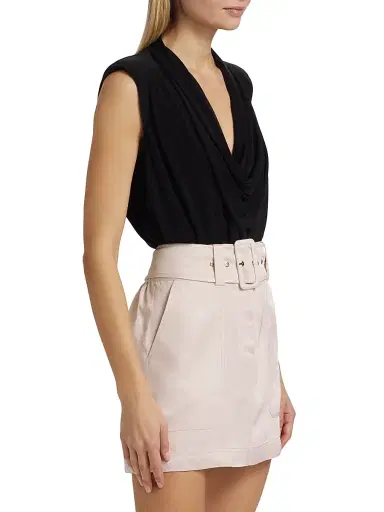 Ramy Brook Women's Eden Stretch Jersey Sleeveless Bodysuit - Black | Thumbnail 4 Ramy Brook Women's Eden Stretch Jersey Sleeveless Bodysuit - Black | Thumbnail 4