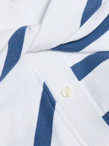 Tanya Taylor Women's Ellicot Striped Stretch Cotton Shirtdress - White French Blue Wide Stripe | Thumbnail 7 Tanya Taylor Women's Ellicot Striped Stretch Cotton Shirtdress - White French Blue Wide Stripe | Thumbnail 7