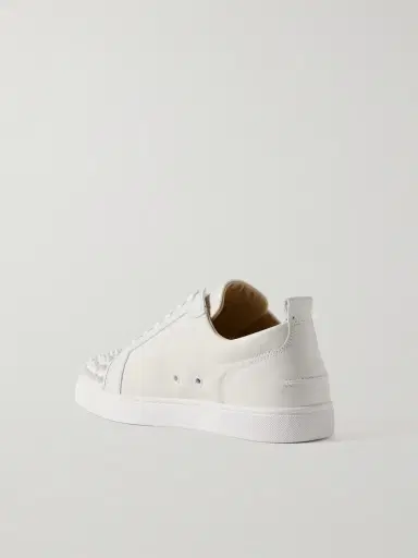 Christian Louboutin Louis Junior Spikes Cap-Toe Leather Sneakers - Men | Thumbnail 4 Christian Louboutin Louis Junior Spikes Cap-Toe Leather Sneakers - Men | Thumbnail 4