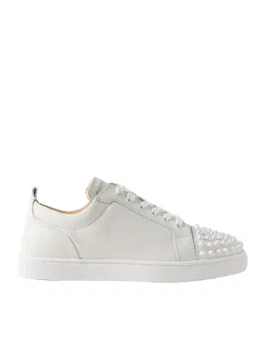 Christian Louboutin Louis Junior Spikes Cap-Toe Leather Sneakers - Men | Thumbnail 1 Christian Louboutin Louis Junior Spikes Cap-Toe Leather Sneakers - Men | Thumbnail 1