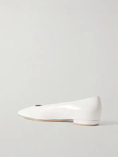 Gianvito Rossi Amelia Glossed-leather Ballet Flats | Thumbnail 3 Gianvito Rossi Amelia Glossed-leather Ballet Flats | Thumbnail 3