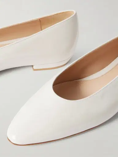 Gianvito Rossi Amelia Glossed-leather Ballet Flats | Thumbnail 4 Gianvito Rossi Amelia Glossed-leather Ballet Flats | Thumbnail 4