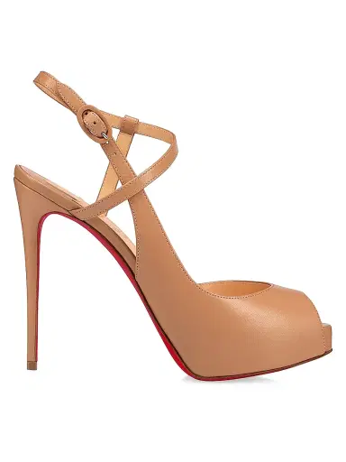 Christian Louboutin Women's Jenlove Alta Leather 120MM Strappy Pumps | Thumbnail 1 Christian Louboutin Women's Jenlove Alta Leather 120MM Strappy Pumps | Thumbnail 1