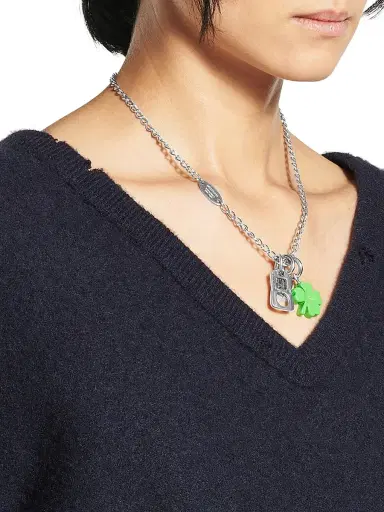 Balenciaga Women's Carousel Clover Collector Necklace - Multicolored | Thumbnail 4 Balenciaga Women's Carousel Clover Collector Necklace - Multicolored | Thumbnail 4