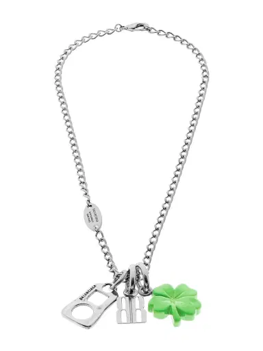 Balenciaga Women's Carousel Clover Collector Necklace - Multicolored | Thumbnail 1 Balenciaga Women's Carousel Clover Collector Necklace - Multicolored | Thumbnail 1