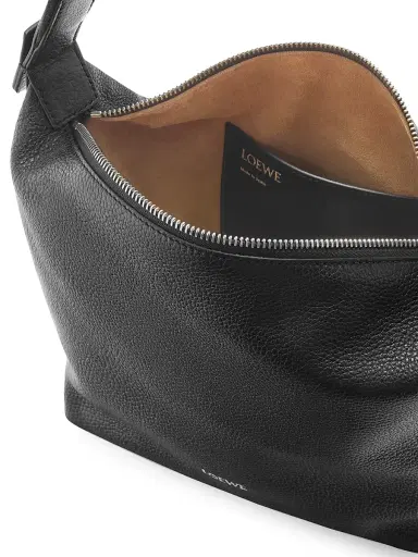 LOEWE Men's Cubi Leather Crossbody Bag - Black | Thumbnail 4 LOEWE Men's Cubi Leather Crossbody Bag - Black | Thumbnail 4