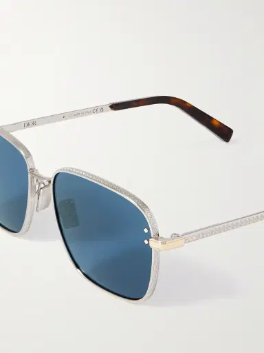 DIOR Eyewear CD Diamond S4U D-Frame Silver-Tone and Tortoiseshell Acetate Sunglasses - Men | Thumbnail 3 DIOR Eyewear CD Diamond S4U D-Frame Silver-Tone and Tortoiseshell Acetate Sunglasses - Men | Thumbnail 3