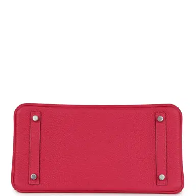 HERMÈS Hermes Birkin 30 Framboise Matte Alligator Togo Touch Palladium Hardware | Thumbnail 6 HERMÈS Hermes Birkin 30 Framboise Matte Alligator Togo Touch Palladium Hardware | Thumbnail 6