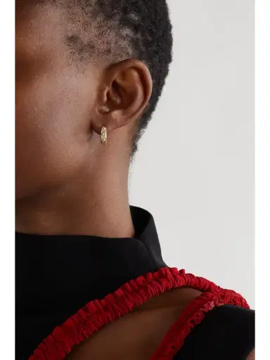 David Yurman Modern Renaissance 18-karat Gold Diamond Hoop Earrings | Thumbnail 2 David Yurman Modern Renaissance 18-karat Gold Diamond Hoop Earrings | Thumbnail 2