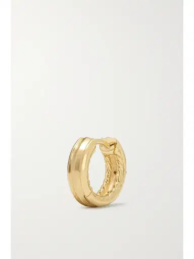 David Yurman Modern Renaissance 18-karat Gold Diamond Hoop Earrings | Thumbnail 4 David Yurman Modern Renaissance 18-karat Gold Diamond Hoop Earrings | Thumbnail 4