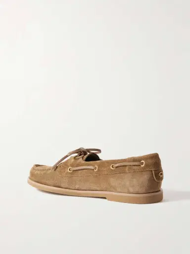 Gianvito Rossi Vandée Suede Boat Shoes | Thumbnail 3 Gianvito Rossi Vandée Suede Boat Shoes | Thumbnail 3