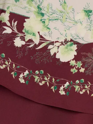 La DoubleJ Draped Floral-print Silk Crepe De Chine Midi Dress | Thumbnail 4 La DoubleJ Draped Floral-print Silk Crepe De Chine Midi Dress | Thumbnail 4