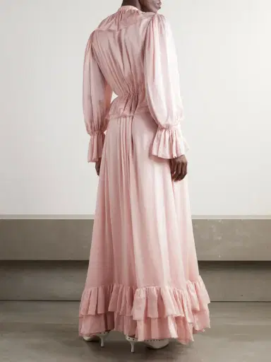 Chloé Ruffled Silk-chiffon Gown | Thumbnail 3 Chloé Ruffled Silk-chiffon Gown | Thumbnail 3