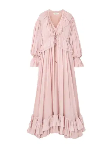 Chloé Ruffled Silk-chiffon Gown | Thumbnail 1 Chloé Ruffled Silk-chiffon Gown | Thumbnail 1
