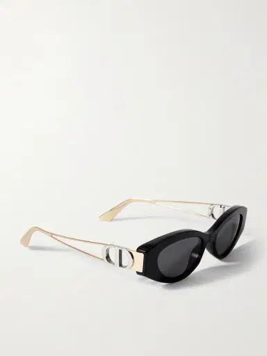 DIOR Eyewear 30montaigne B6i Cat-eye Acetate And Gold- And Silver-tone Sunglasses | Thumbnail 3 DIOR Eyewear 30montaigne B6i Cat-eye Acetate And Gold- And Silver-tone Sunglasses | Thumbnail 3