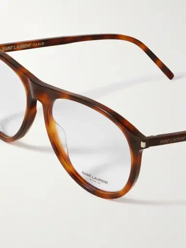Saint Laurent Eyewear Aviator-style Tortoiseshell Acetate Optical Glasses | Thumbnail 4 Saint Laurent Eyewear Aviator-style Tortoiseshell Acetate Optical Glasses | Thumbnail 4