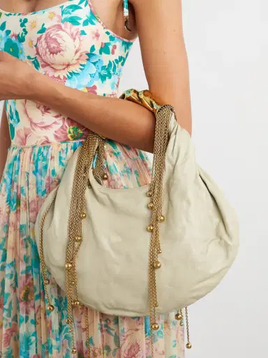 Chloé Twisted Shell Embellished Leather Tote | Thumbnail 2 Chloé Twisted Shell Embellished Leather Tote | Thumbnail 2