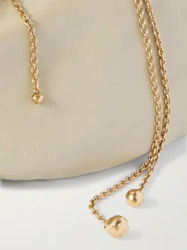 Chloé Twisted Shell Embellished Leather Tote | Thumbnail 4 Chloé Twisted Shell Embellished Leather Tote | Thumbnail 4