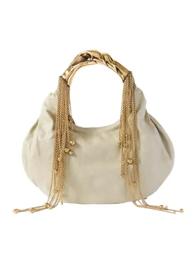 Chloé Twisted Shell Embellished Leather Tote | Thumbnail 1 Chloé Twisted Shell Embellished Leather Tote | Thumbnail 1