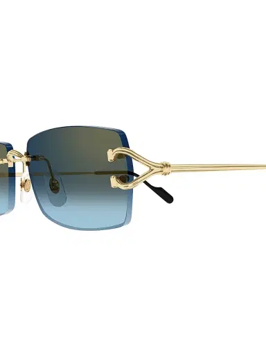 Cartier Men's C Decor 56MM Rimless Rectangular Sunglasses | Thumbnail 3 Cartier Men's C Decor 56MM Rimless Rectangular Sunglasses | Thumbnail 3