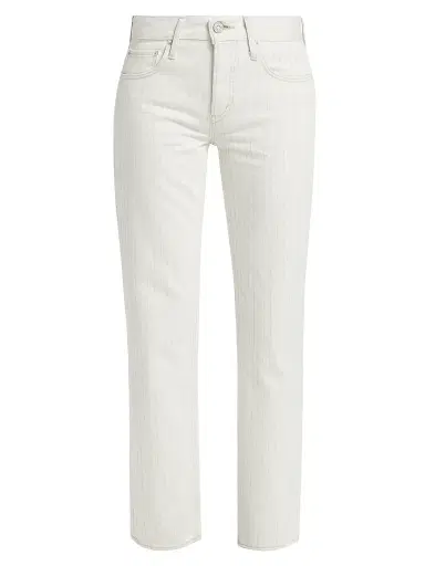 Moussy Vintage Women's Elmora Pinstriped Straight Jeans | Thumbnail 1 Moussy Vintage Women's Elmora Pinstriped Straight Jeans | Thumbnail 1