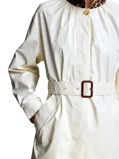Jane Post Women's Light Slicker Trench Coat | Thumbnail 4 Jane Post Women's Light Slicker Trench Coat | Thumbnail 4