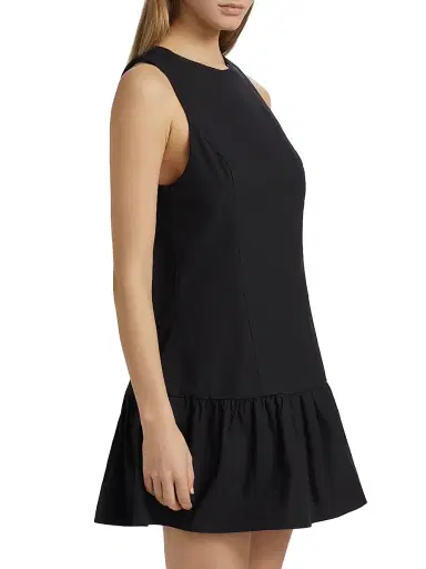 Marie Oliver Women's Marilyn Drop Waist Minidress - Black | Thumbnail 4 Marie Oliver Women's Marilyn Drop Waist Minidress - Black | Thumbnail 4