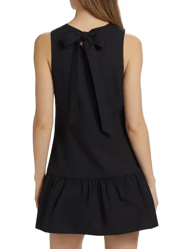Marie Oliver Women's Marilyn Drop Waist Minidress - Black | Thumbnail 5 Marie Oliver Women's Marilyn Drop Waist Minidress - Black | Thumbnail 5