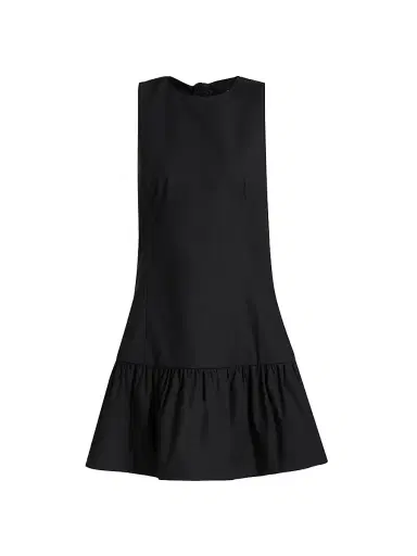 Marie Oliver Women's Marilyn Drop Waist Minidress - Black | Thumbnail 1 Marie Oliver Women's Marilyn Drop Waist Minidress - Black | Thumbnail 1